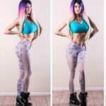 BONA FIDE Лосины Bona Mania 3D Grid Gray