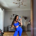 Комплект с лосинами синий электрик V Base