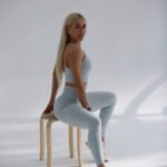 Комплект c лосинами Soft blue