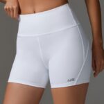 EazyWay Короткие шорты с высокой посадкой белые NW11.140.2