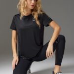 EazyWay Футболка из микросетки черная NW09.1095.2