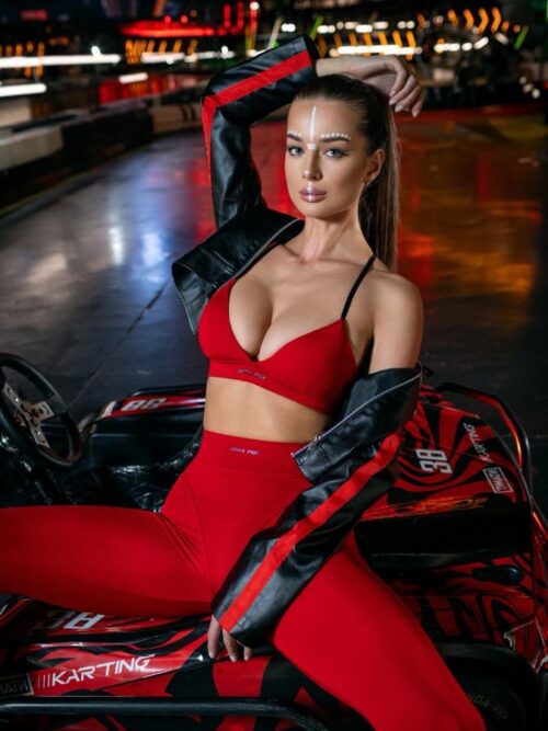 BONA FIDE Топ Charm Top Red — изображение 1