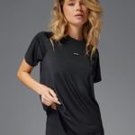 NEVERLATE Футболка спортивная оверсайз черная NW09.1181.1