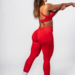NEBBIA Лосины Seamless High-Waist Leggings MAXIMUM PUSH-UP 302 red