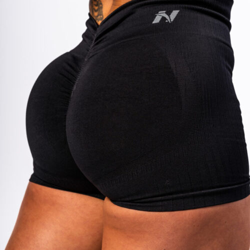 NEBBIA Шорты High Waisted Push-Up Shorts TOTALLY SEAMLESS 304 black