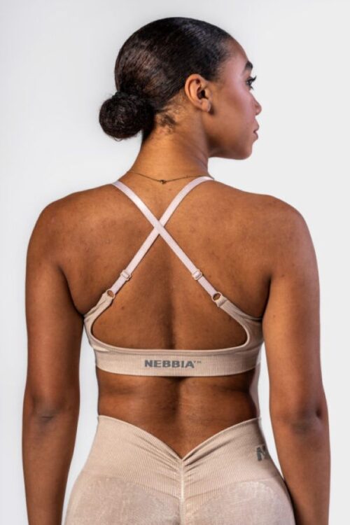 NEBBIA Топ Medium-Support Sports Bra TOTALLY SEAMLESS 305 cream — изображение 3