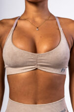 NEBBIA Топ Medium-Support Sports Bra TOTALLY SEAMLESS 305 cream — изображение 4