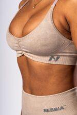 NEBBIA Топ Medium-Support Sports Bra TOTALLY SEAMLESS 305 cream — изображение 5