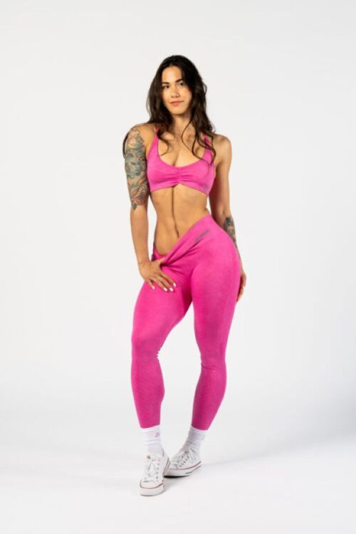 NEBBIA Топ Medium-Support Sports Bra TOTALLY SEAMLESS 305 pink — изображение 3