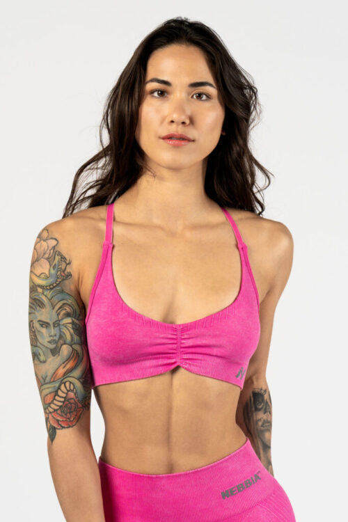 NEBBIA Топ Medium-Support Sports Bra TOTALLY SEAMLESS 305 pink — изображение 4