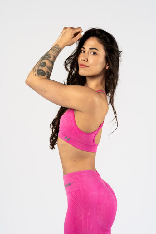 NEBBIA Топ Medium-Support Sports Bra TOTALLY SEAMLESS 305 pink — изображение 5