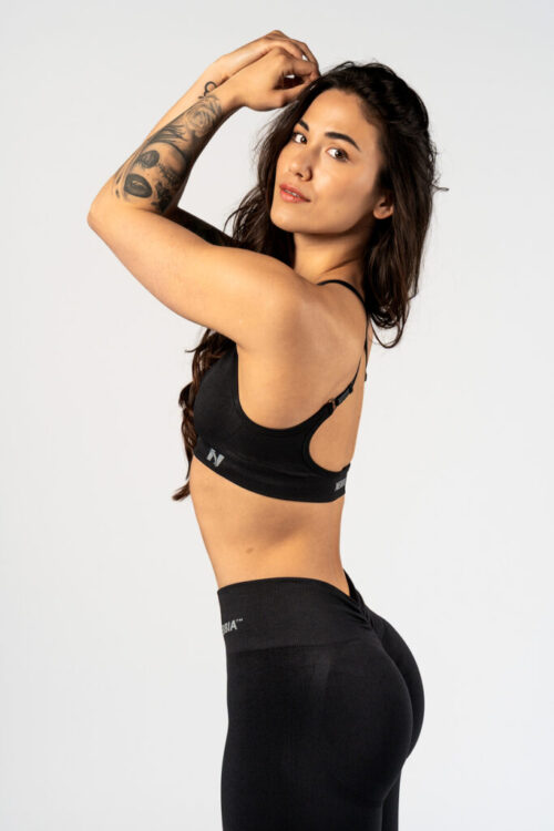NEBBIA Топ Medium-Support Sports Bra TOTALLY SEAMLESS 305 black — изображение 2