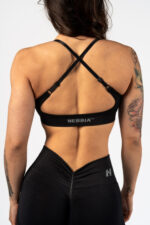 NEBBIA Топ Medium-Support Sports Bra TOTALLY SEAMLESS 305 black — изображение 4