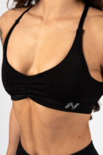 NEBBIA Топ Medium-Support Sports Bra TOTALLY SEAMLESS 305 black — изображение 6