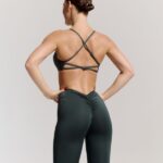 FORSTRONG Топ Flare Mono Темно зеленый