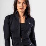 NEBBIA Рашгард Deni x NEBBIA Fitness Zip Tracktop 314 black