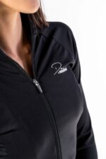 NEBBIA Рашгард Deni x NEBBIA Fitness Zip Tracktop 314 black — изображение 3