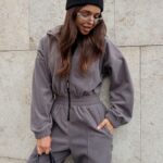 NEVERLATE Комбинезон Sport casual графитовый NW14.766.2