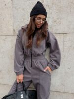 NEVERLATE Комбинезон Sport casual графитовый NW14.766.2