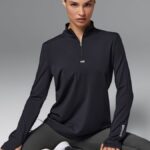 NEVERLATE Спортивный лонгслив черный NW18.1299.1