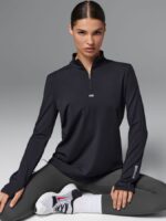 NEVERLATE Спортивный лонгслив черный NW18.1299.1
