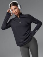 NEVERLATE Спортивный лонгслив черный NW18.1299.1 — изображение 2