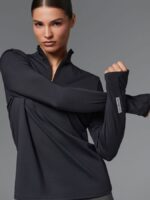 NEVERLATE Спортивный лонгслив черный NW18.1299.1 — изображение 4