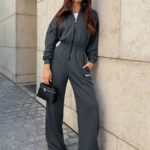 NEVERLATE Комбинезон Sport Casual графит NW14.739.3