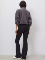 NEVERLATE Спортивные брюки клеш с утягивающим поясом черные NW01.1340.1 — изображение 5