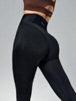 NEVERLATE Моделирующие спортивные леггинсы черные NW04.1337.1