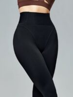 NEVERLATE Моделирующие спортивные леггинсы черные NW04.1337.1 — изображение 3