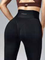 NEVERLATE Моделирующие спортивные леггинсы черные NW04.1337.1 — изображение 5