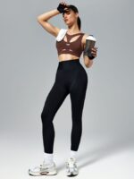 NEVERLATE Моделирующие спортивные леггинсы черные NW04.1337.1 — изображение 6