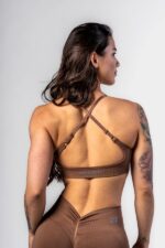 NEBBIA Топ Medium-Support Sports Bra TOTALLY SEAMLESS 305 brown — изображение 2