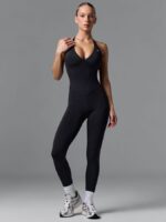 NEVERLATE Моделирующий комбинезон с глубоким вырезом черный NW14.1295.1 — изображение 5