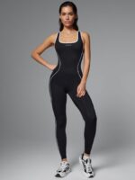 NEVERLATE Моделирующий комбинезон с контрастными кантами черный NW14.1263.1 — изображение 2