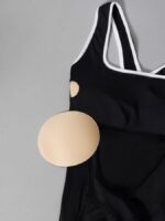 NEVERLATE Моделирующий комбинезон с контрастными кантами черный NW14.1263.1 — изображение 5