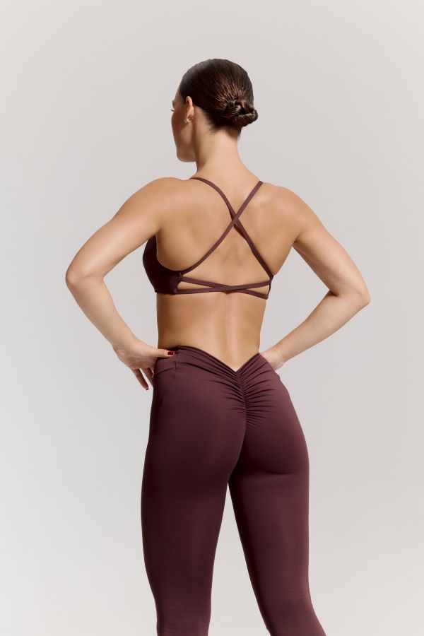 6020f991e89a11f0827318c04d45c689_f4801939ec9111f0827a18c04d45c689 FORSTRONG Топ Flare Mono Коричневый — изображение 1