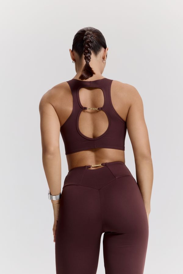 6020f994e89a11f0827318c04d45c689_f4801947ec9111f0827a18c04d45c689 FORSTRONG Топ Sway Mono коричневый — изображение 1