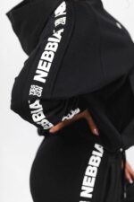 NEBBIA Худи Classic Hoodie OFF-DUTY  489 BLACK — изображение 5