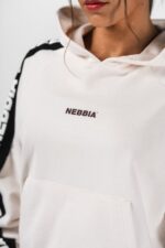 NEBBIA Худи Classic Hoodie OFF-DUTY  489 CREAM — изображение 4