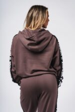 NEBBIA Худи Classic Hoodie OFF-DUTY  489 Brown — изображение 4