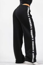 NEBBIA Брюки Straight Leg Sweatpants URBAN 490 BLACK — изображение 2