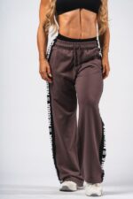 NEBBIA Брюки Straight Leg Sweatpants URBAN 490 Brown — изображение 4