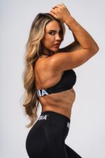 NEBBIA Топ Lift-Up Sports Bra FLOW SEAMLESS 495 BLACK — изображение 3