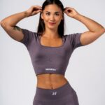 NEBBIA Топ Shaping Crop Top FLOW SEAMLESS 499 Shark
