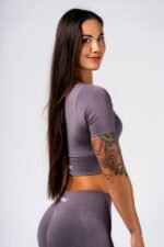 NEBBIA Топ Shaping Crop Top FLOW SEAMLESS 499 Shark — изображение 3