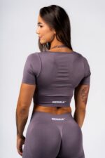 NEBBIA Топ Shaping Crop Top FLOW SEAMLESS 499 Shark — изображение 4
