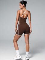 NEVERLATE Моделирующий комбинезон с двойным топом коричневый NW14.1426.1 — изображение 4