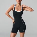 NEVERLATE Моделирующий комбинезон с открытой спиной черный NW14.1429.1